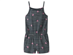 Name It jumpsuit dark sapphire with heart print  